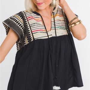 💋THML, Small, Black Blouse…